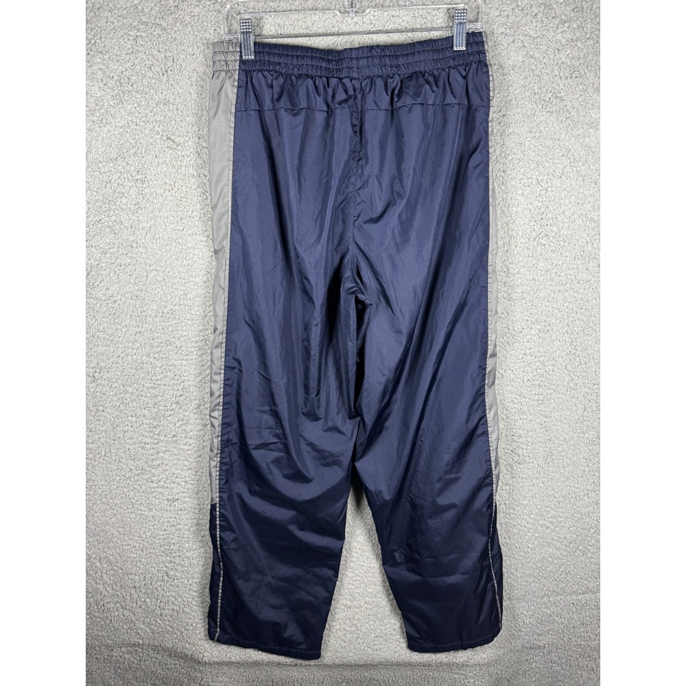 Y2K Starter Mens Track Pants Navy Blue Mesh Lined Windbreaker Athletic M 2000s - Picture 2 of 8